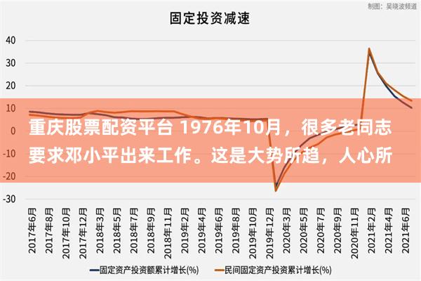 重庆股票配资平台 1976年10月，很多老同志要求邓小平出来工作。这是大势所趋，人心所