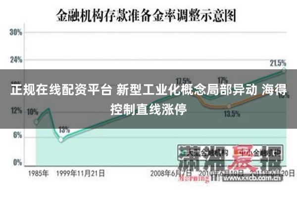 正规在线配资平台 新型工业化概念局部异动 海得控制直线涨停