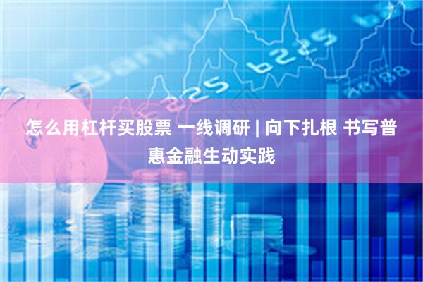 怎么用杠杆买股票 一线调研 | 向下扎根 书写普惠金融生动实践