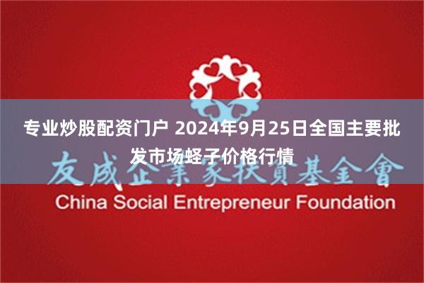 专业炒股配资门户 2024年9月25日全国主要批发市场蛏子价格行情
