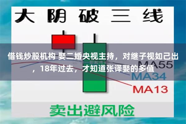 借钱炒股机构 娶二婚央视主持，对继子视如己出，18年过去，才知道张译娶的多值