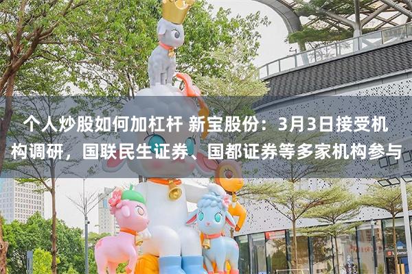个人炒股如何加杠杆 新宝股份：3月3日接受机构调研，国联民生证券、国都证券等多家机构参与