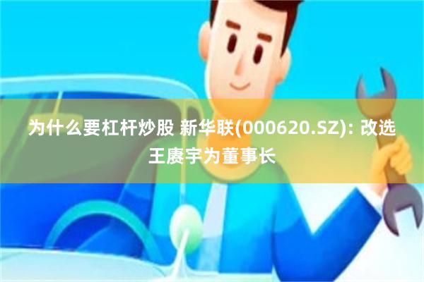 为什么要杠杆炒股 新华联(000620.SZ): 改选王赓宇为董事长