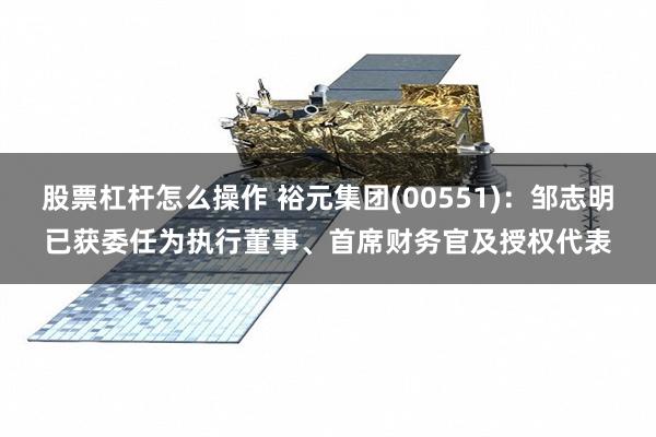 股票杠杆怎么操作 裕元集团(00551)：邹志明已获委任为执行董事、首席财务官及授权代表